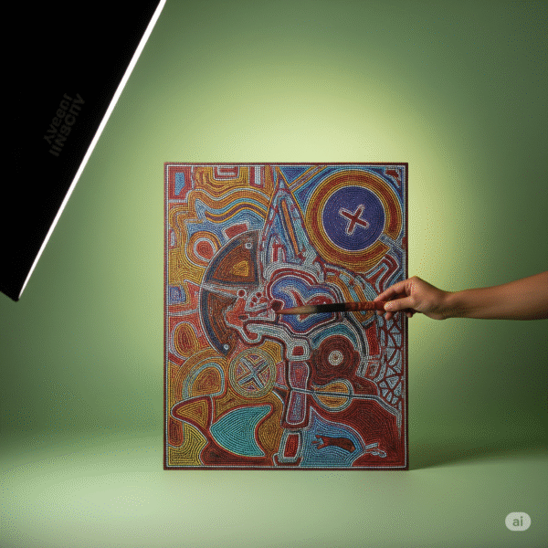 Quadro de Arte Yawanawa "Alma da Floresta" - Image 2